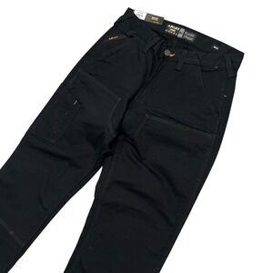 Ariat Rebar M4 Relaxed Straight Double Knee Work Pants Black 30x34 10030231 Mens